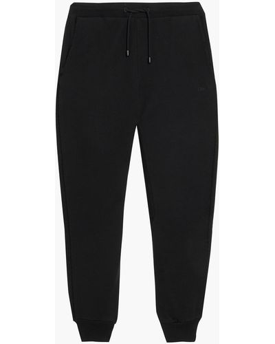 FRAME French Cotton-terry Track Pants - Black
