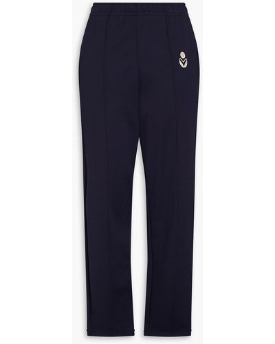 Isabel Marant Inayae French Terry Track Trousers - Blue