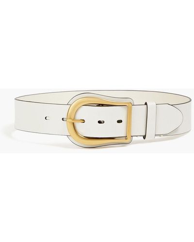 Zimmermann Leather Belt - White