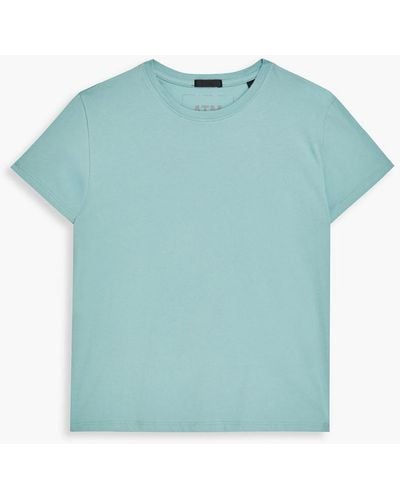 ATM Cotton-jersey T-shirt - Blue