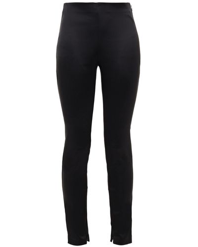 Theory Satin Skinny Pants - Black