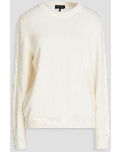 Theory Cashmere Jumper - White