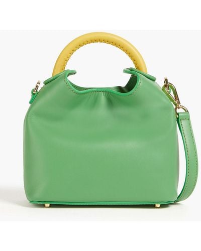 Elleme Madeiline Leather Tote - Green
