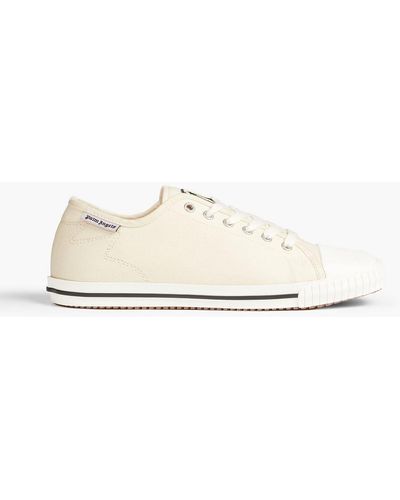 Palm Angels Canvas Sneakers - White