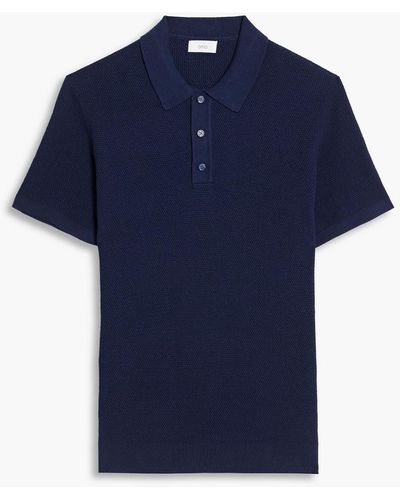 Onia Cotton-piqué Polo Shirt - Blue