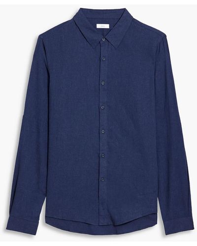 Onia Linen-bend Shirt - Blue