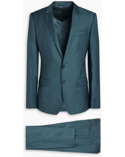 Dolce & Gabbana Slim-fit Wool-twill Suit - Blue