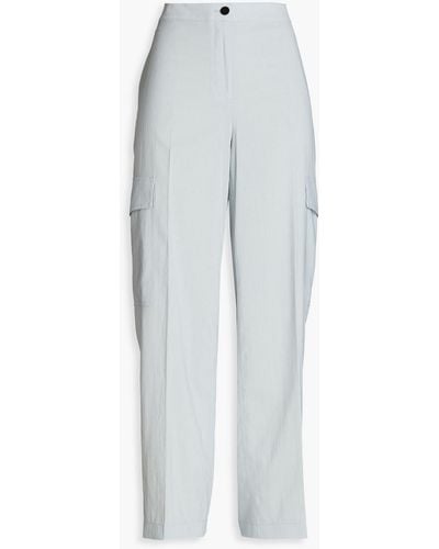 Theory Crepe Cargo Trousers - White