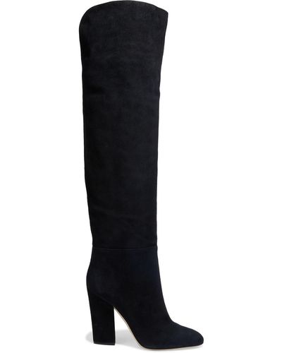 Sergio Rossi Suede Over-the-knee Boots - Black