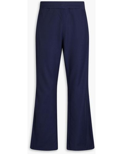 JW Anderson Snap-detailed Jersey Track Trousers - Blue