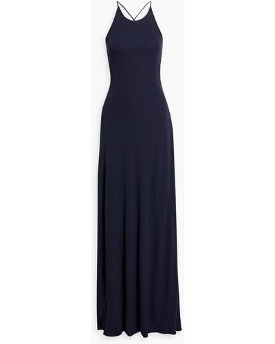 Halston Jayla Jersey Gown - Blue