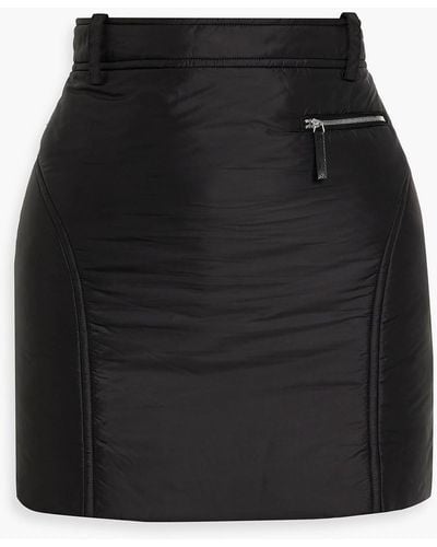 Khaite Mitsi Shell Mini Skirt - Black