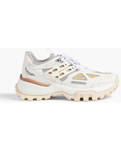 Axel Arigato Marathon R-tic Mesh And Leather Trainers - White