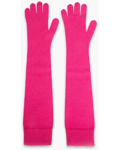 arch4 Lulu handschuhe aus kaschmir - Pink
