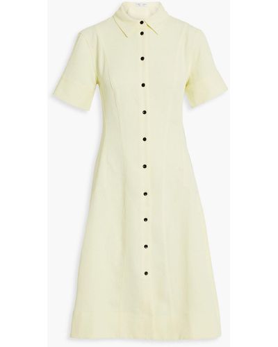 Proenza Schouler Piqué Shirt Dress - Natural