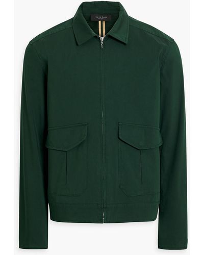 Rag & Bone Paperweight Cotton-blend Jacket - Green