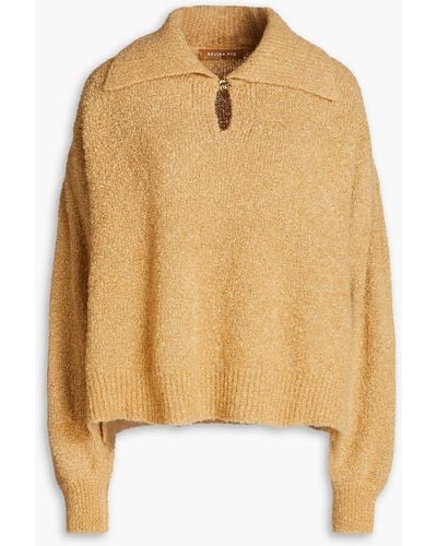 Rejina Pyo Bouclé-knit Sweater - Natural