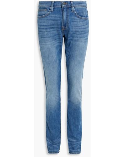 FRAME L'homme Slim-fit Denim Jeans - Blue