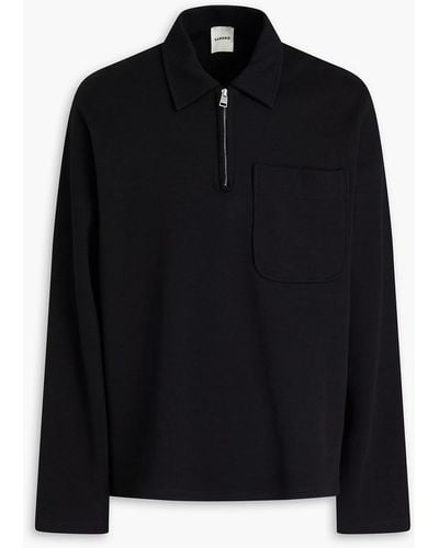 Sandro Cotton-jersey Polo Shirt - Black