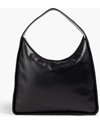 Stand Studio Minnie Padded Leather Shoulder Bag - Black