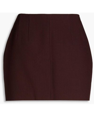Matériel Wool-twill Mini Skirt - Red