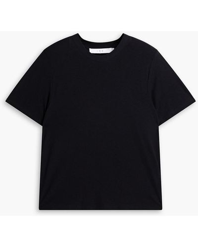 IRO Hesa Cotton-jersey T-shirt - Black