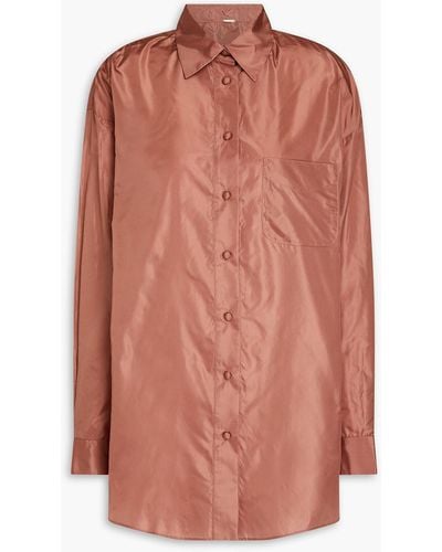Adam Lippes Silk-taffeta Shirt - Pink