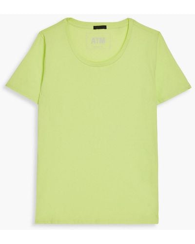 ATM Cotton-jersey T-shirt - Green