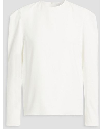 Tibi Stretch-crepe Top - White