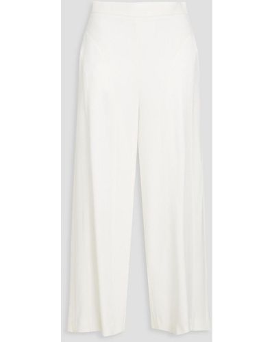 Boutique Moschino Culottes aus crêpe - Weiß