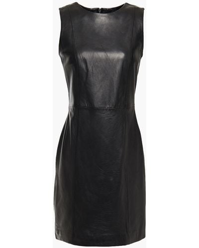 Muubaa Leather Mini Dress - Black