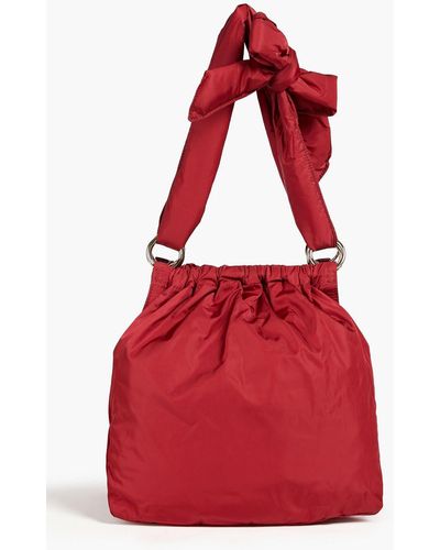 Red(V) Shell Shoulder Bag - Red