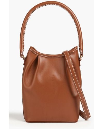 Elleme Dimple Leather Bucket Bag - Brown