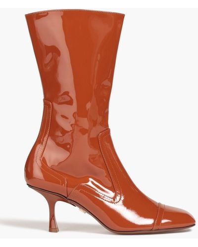 Zimmermann Ankle boots aus lackleder - Braun