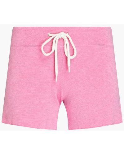 Monrow Shorts aus frottee - Pink