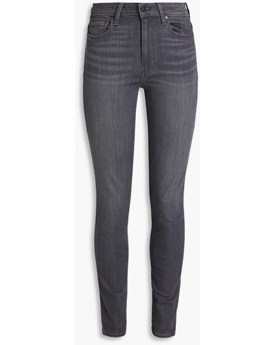 PAIGE Bombshell High-rise Skinny Jeans - Blue