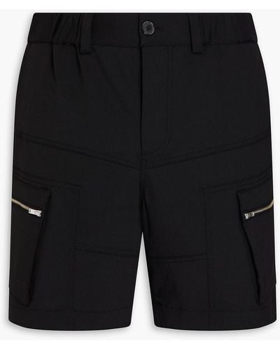 Jacquemus Stretch Wool-crepe Cargo Shorts - Black