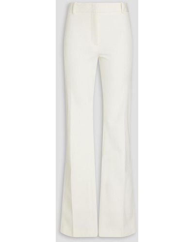 FRAME Le High Flare Stretch-cotton Flared Pants - White