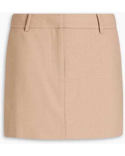 Anna Quan Twill Mini Skirt - Natural