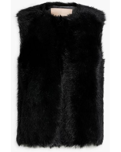 Karl Donoghue Weste aus shearling - Schwarz