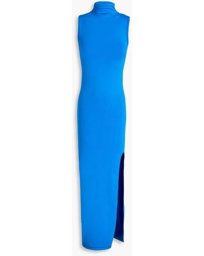 Simon Miller Cutout Stretch-jersey Maxi Dress - Blue