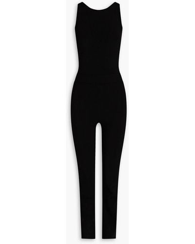 Zeynep Arcay Jumpsuit aus stretch-strick mit rückenausschnitt - Schwarz