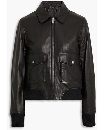 Rag & Bone Andrea Leather Jacket - Black