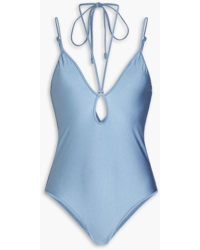 Zimmermann Cutout Swimsuit - Blue