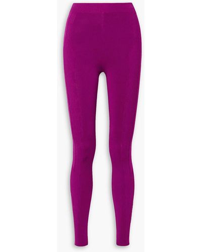 AZ FACTORY Switchwear Stretch-knit leggings - Purple