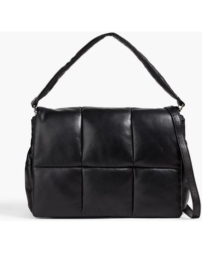 Stand Studio Wanda Quilted Leather Clutch - Black