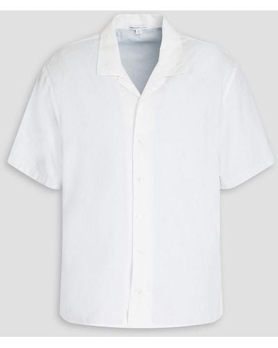 James Perse Hemd aus baumwollpopeline - Weiß