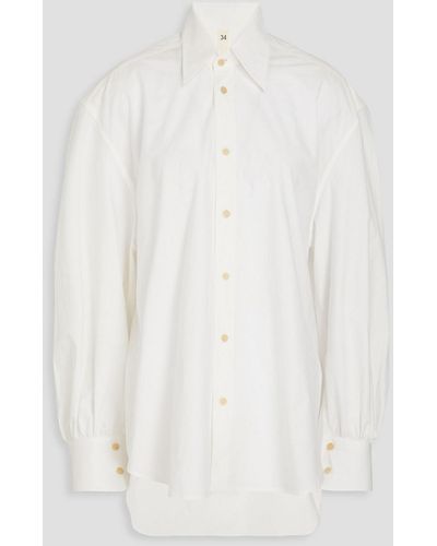 Petar Petrov Luce Cotton-poplin Shirt - White