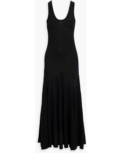 Bec & Bridge Linen And Cotton-blend Maxi Dress - Black
