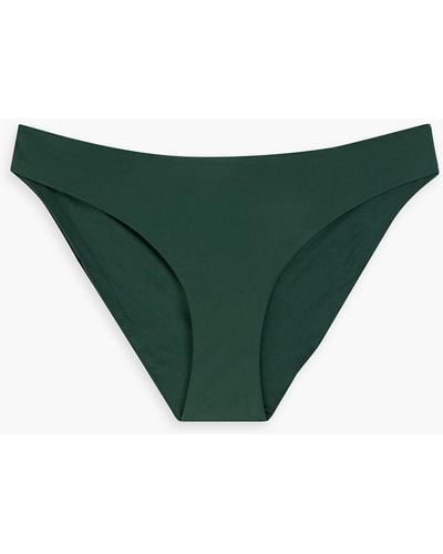 Onia Lily Mid-rise Bikini Briefs - Green